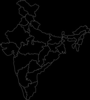 India digital connectivity map