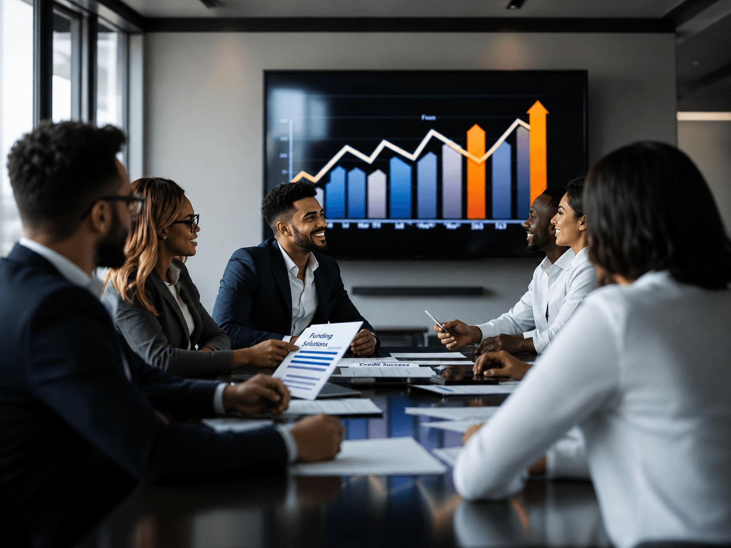 Marketing performance dashboard showing improved campaign ROI